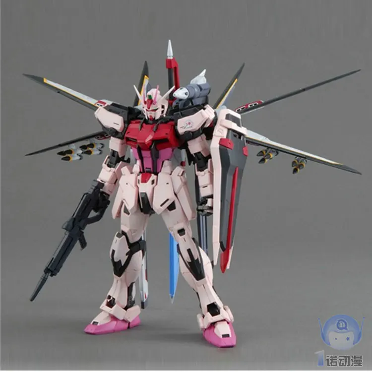 Japaness BANDAI Gundam MG 1/100 модель Strike Rouge RM SEED DESTINY мобильный костюм детские игрушки с держателем