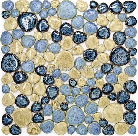 

Porcelain wall tile 3D pebble ceramic mosaic shower floor tiles,kitchen backsplash Swimming pool wall tile,FREE Shipping,LSYB05