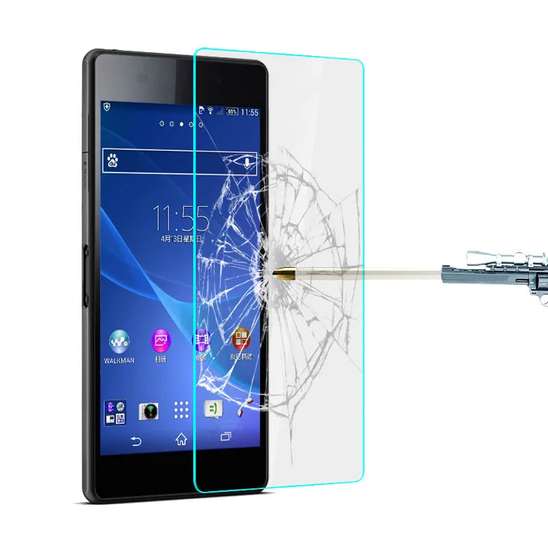 

Screen Protector Tempered Glass for Sony Xperia Z1 Z3 Compact Mini M4 aqua M5 Z5 Z Z1 L36h L39h Toughened Protective Glass Film