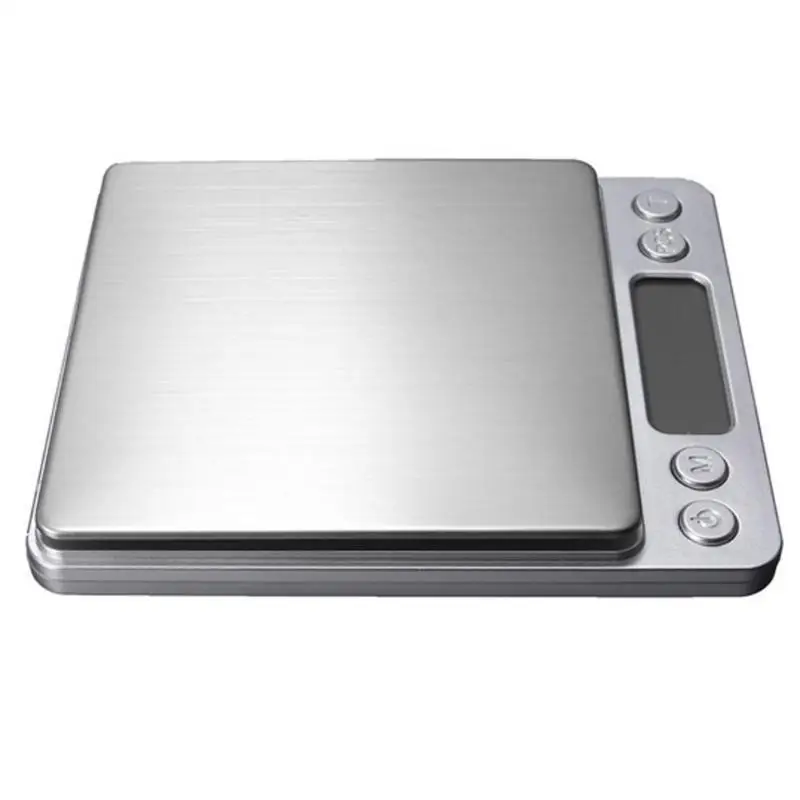 11LB/5000g Digital Kitchen Scales Stainless Steel Cooking Food Measuring Tools LED Display Electronic Weight Scale Libra