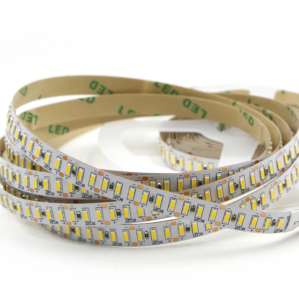 

5M 3014 4014 LED Strip 204 LED 12V Flexible 1020 LED Tape waterproof LED Stripe Lights White/Warm White string xmas