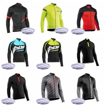

2019 Winter Thermal Fleece Cycling Jerseys Long Sleeve Ropa Ciclismo Bicycle Rock Racing Bike Clothes Cycling Clothing K022205