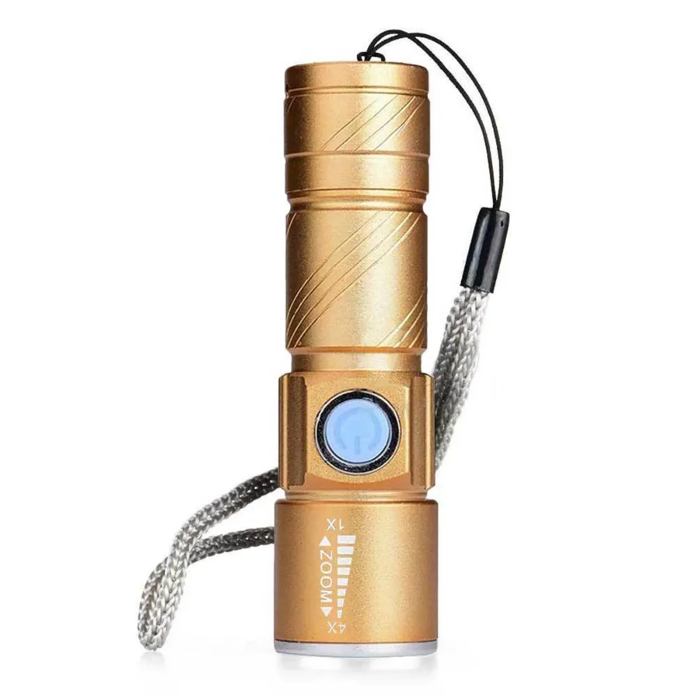 USB Перезаряжаемый светодиодный светильник-вспышка, удобный фонарь светильник, охотничий фонарь для горного велосипеда, велосипедного цикла, передний светильник для кемпинга