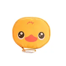 Kawaii мультфильм нейлон складные сумки для покупок многоразовая эко-продуктовый с крюком сумка для хранения и транспортировки сумка для женщин