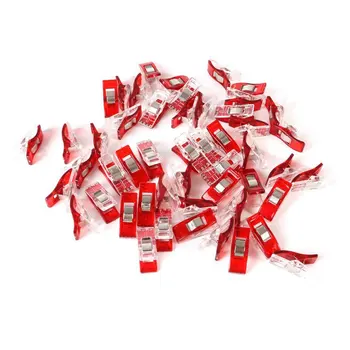 

50 pcs DIY Plastic Sewing Fixed Clips Patchwork Craft Sewing Transparent Quilt Quilting Patchwork Clip Sewing Tools Accessory