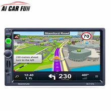RK-7157G 7inch Car Radio 2Din Bluetooth MP5 Player Reversing Rear View AM/FM/RDS Radio Tuner GPS Navigation Car Media Player