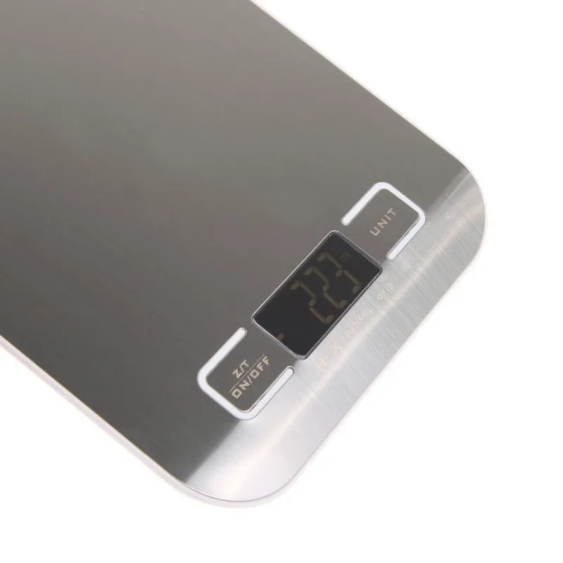 5 кг электронные кухонные весы цифровые весы для еды весы из нержавеющей стали ЖК-дисплей высокоточные измерительные инструменты