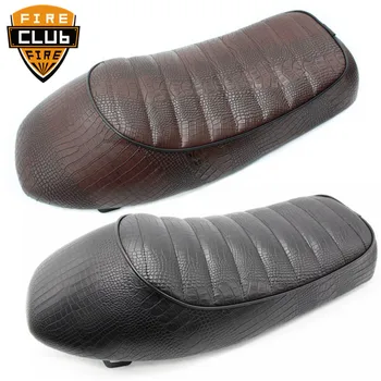 

Motorcycle Diamond Crocodile Vintage Cafe Racer Seat Retro Saddle For Honda CB CL Retro CB200 CB350 CB400 CB500 CB550 CB750