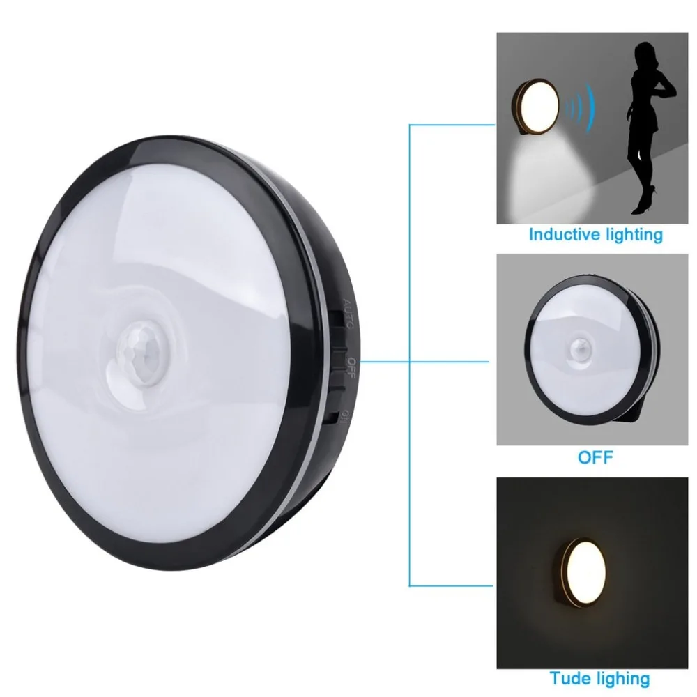 New 6 LEDs Human Body Infrared Sensor Night Light Intelligent Sensor