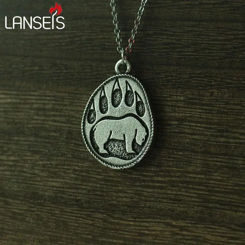 1 шт. Мужская подвеска Медвежья Лапа|men necklace|pendant menpaw pendant |