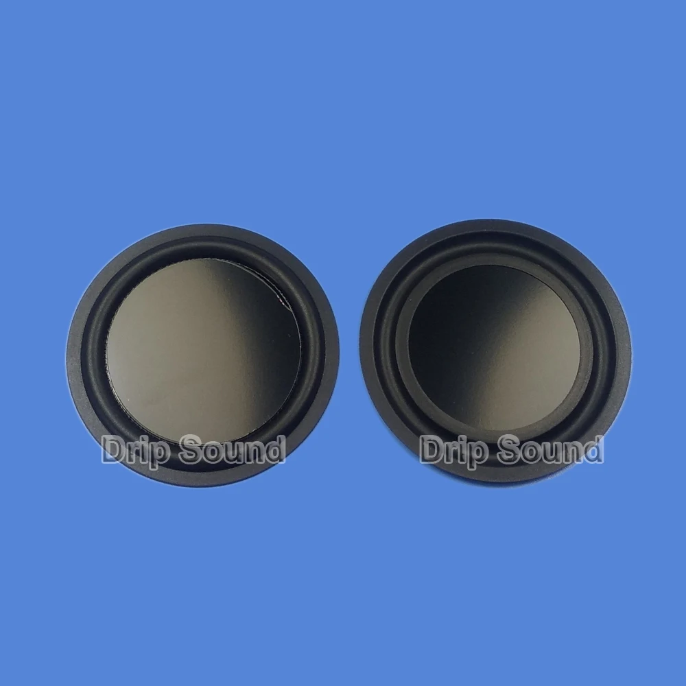 

2pcs 3.5'' inch 85mm Bass Speaker Passive Radiator Auxiliary Bass Woofer Rubber Vibration Plate