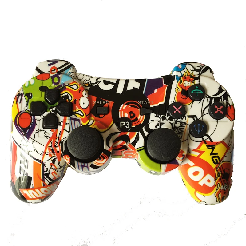 Big Discount YQn0h Wireless Bluetooth Gamepad joystick Dual Vibration Game For PS3 Game play station3 Gamepad 3 Joystick Gamepad PS3 Controller