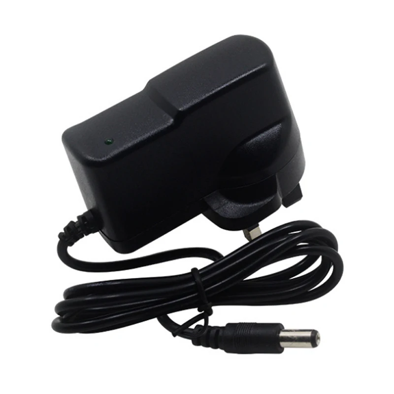 New Arrival 1pc 9V 1A DC 5.5x2.1mm UK Plug Adaptor Charger For Argos Bush Portable DVD Player