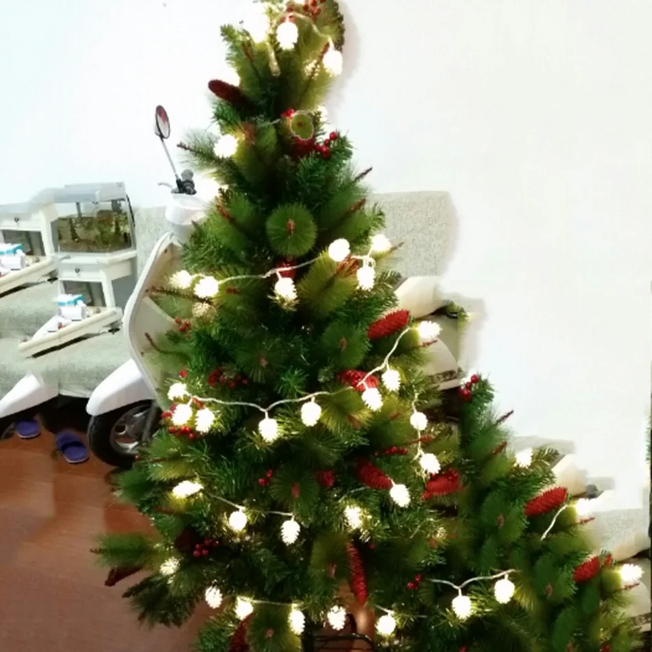 3 meter 20 pinecone led string light christmas garland light aa battery operated bedroom decoration or chrismas tree light in led string from lights - Battery Operated Christmas Garland 3 meter 20 pinecone led string light christmas garland light aa battery operated bedroom decoration or chrismas tree light in led string from lights - Battery Operated Christmas Garland