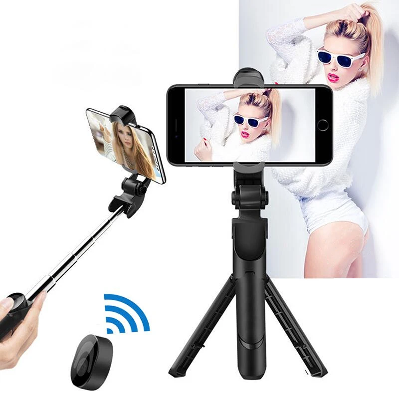 

Selfie Stick Tripod Monopod With Bluetooth Remote Control 360 Rotation Tripod Mount for iPhone X Samsung Vivo OPPO Nokia
