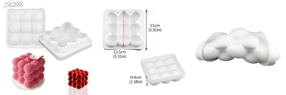 Silicone Cake Mold ToolsJSK2688