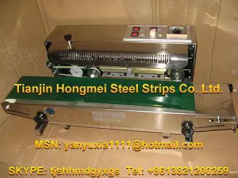 

Warranty 100% New 220V Automatic Continuous Plastic Bag Sealing Machine, Heat Sealing Machine FRS-900,Stainless Steel Body