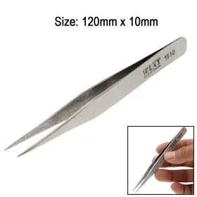 

Uxcell Hot Sale 1 Pcs Non-magnetic Firm Straight Tip Tweezer Watch Repair Tool