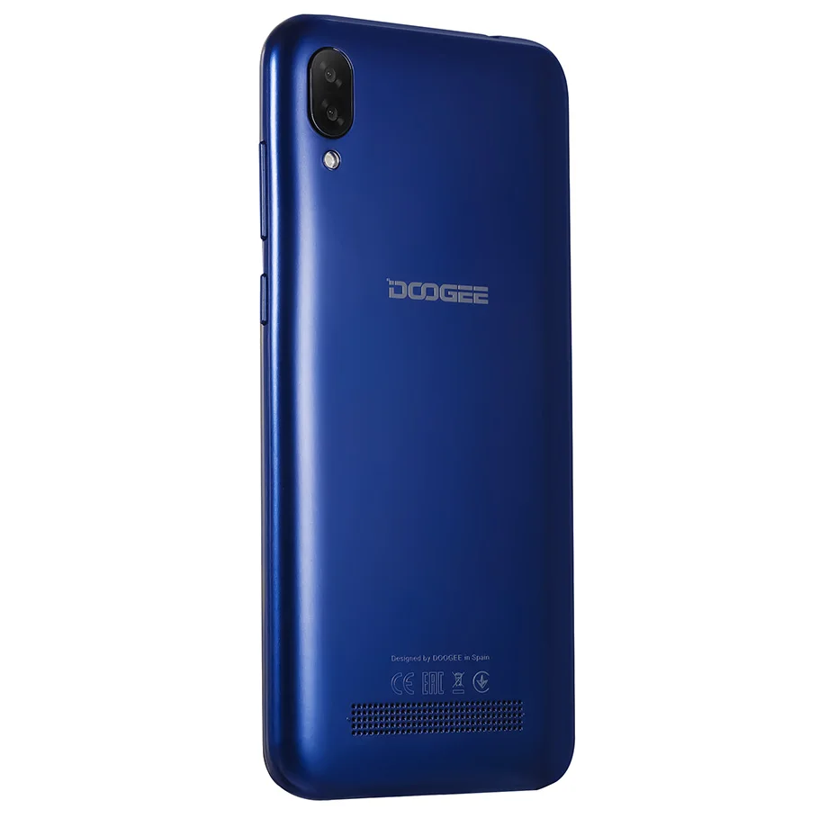DOOGEE Y8C Android 8,1 6,1 дюймов 19:9 смартфон MTK6580 1 ГБ ОЗУ 16 Гб ПЗУ 3400 мАч две sim-карты 8 Мп+ 5 Мп экран капли воды мобильный телефон