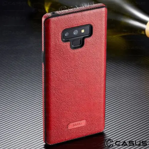 Для Samsung Galaxy Note 9, 8, Роскошный чехол из искусственной кожи, чехол для Samsung Galaxy Note10 Plus, чехол S10, S9, S8 Plus, Note 10, чехол - Цвет: Red