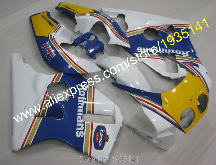 For Honda CBR400RR NC23 1987-1989 Bodywork Body Kit CBR 400 RR 87 88 89 NC 23 400RR Yellow Blue White Motorcycle Fairings | Автомобили и