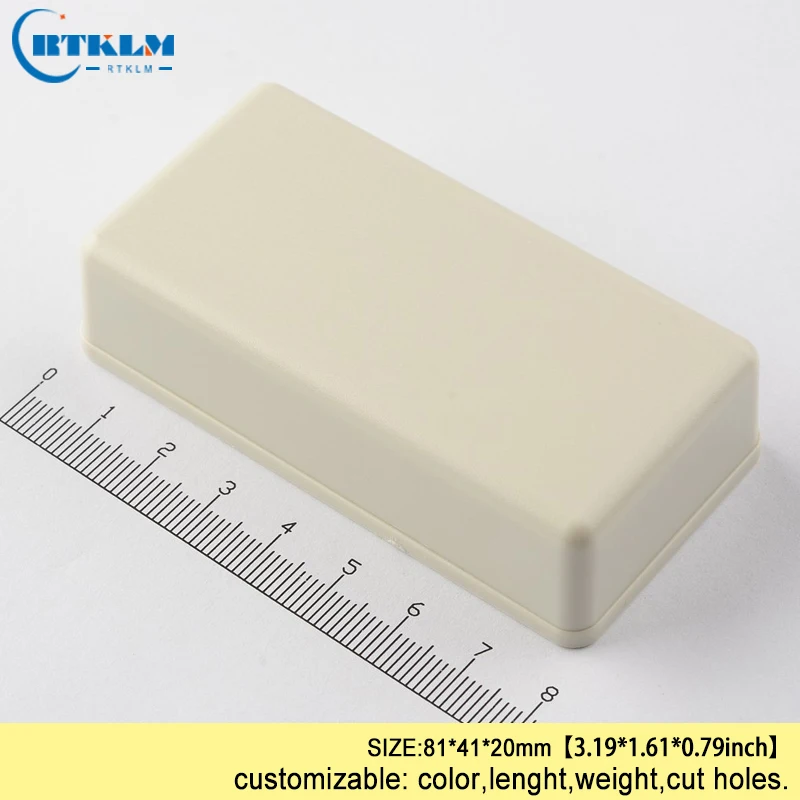 ABS junction box IP54 plastic project case plastic enclosure for wire connectors box diy design small electric box 81*41*20mm