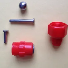 DHL 1000pcs. красный куриный сосок с Сталь шариковый винт Heavy Duty Поильник Waterbowl для домашней птицы кролик утка гусь