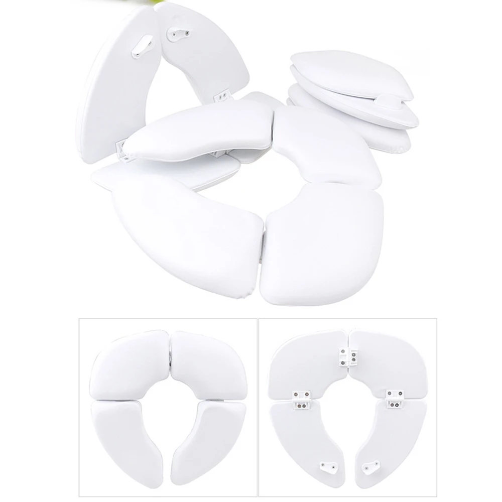 Kids Potty Seat Cushion Foldable Soilet Seat Baby Toddler Travel Folding Padded Potty Seat Cushion Toilet Training