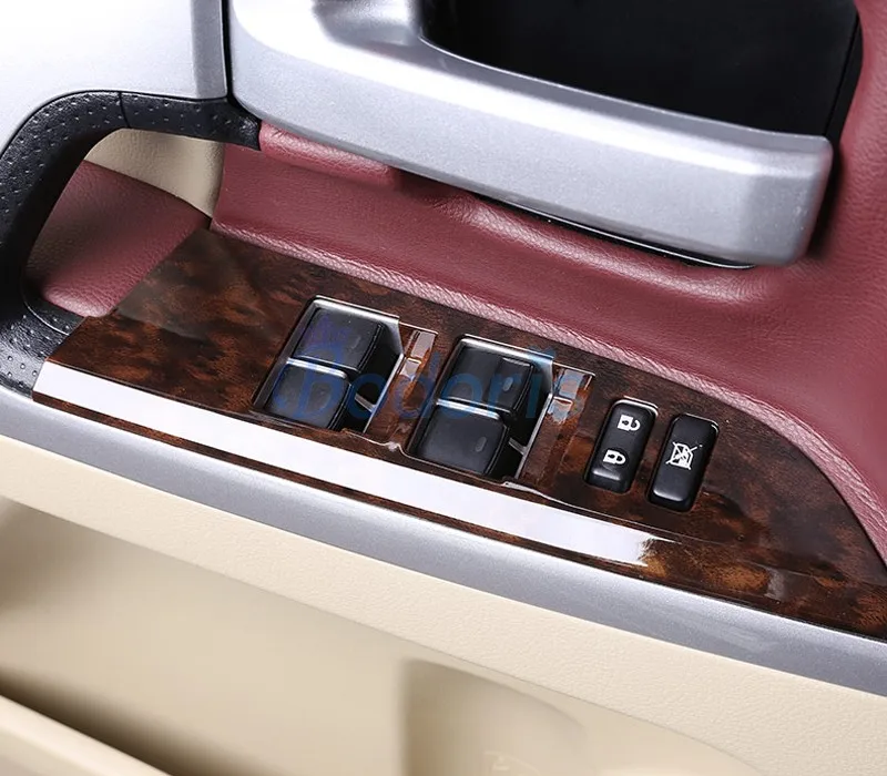 Для Toyota Land Cruiser 200 2008 2015 внутренняя оригинальная деревянная цветная отделка литье