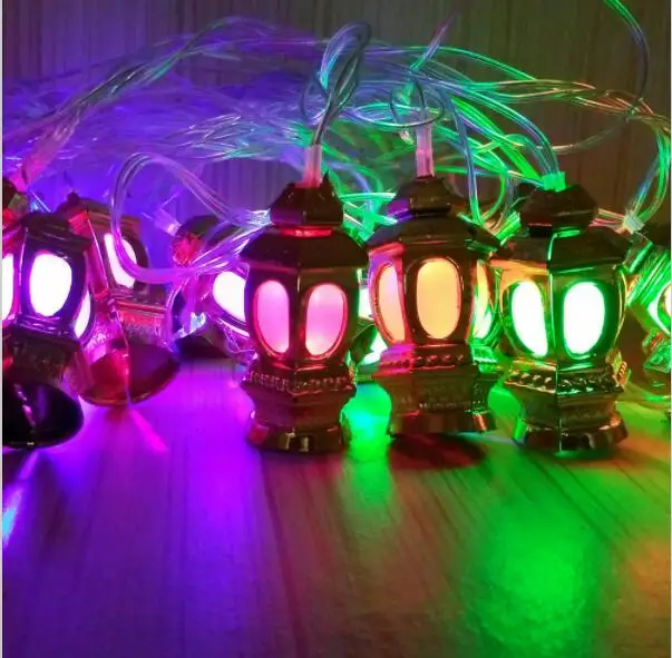 

Christmas decorations fancy lights 0 LED Palace lantern New Year Holiday string lights AC220V 4M With EU/US/AU Plug