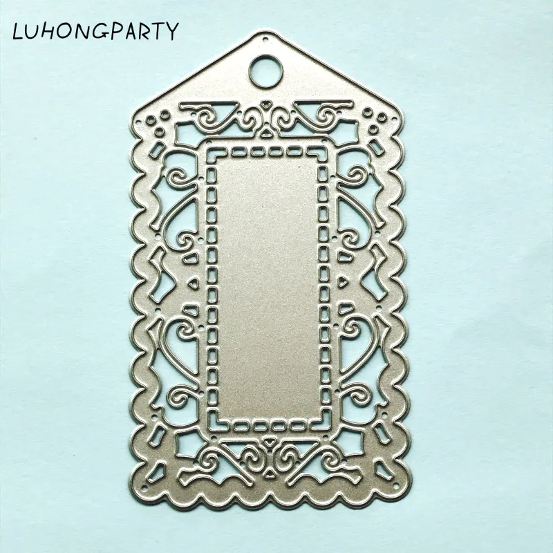 Luggage tag metal die cutting dies scrapbooking embossing folder suit