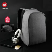 Рюкзак для ноутбука Tigernu с usb зарядкой, мужские водонепроницаемые Рюкзаки с защитой от кражи для мужчин, дождевик, школьная сумка для мальчиков, рюкзак Mochila