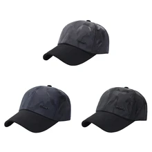 Кепка для бега, бейсбольная, женская, мужская, повседневная, стильная, солнцезащитная, летняя, Солнцезащитная шляпа, головной убор, спортивная одежда для улицы с регулируемой застежкой сзади