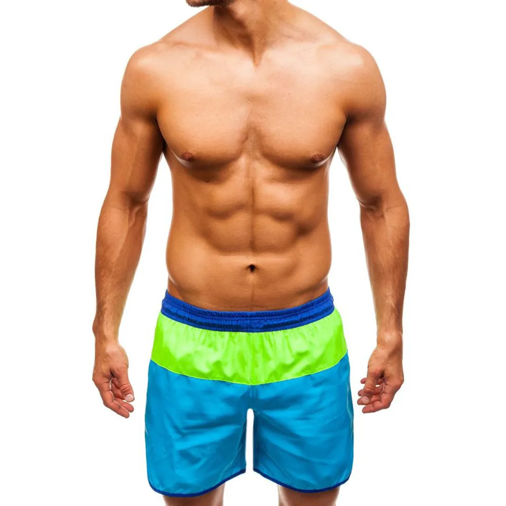 

AUSTINBEM Men Casual Splice Boardshorts men quick dry swimwear Stripe Beach Work Casual Men Short Trouser Shorts Pants#g30
