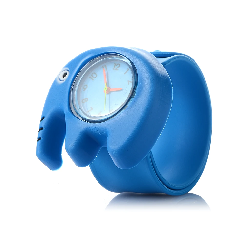 3D мультфильм часы животных молочный папа симпатичные часы для детской для маленьких детей Кварцевые водостойкие студент наручные часы