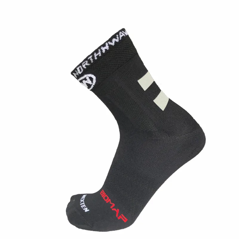 Высококачественные дышащие спортивные носки дорожные велосипедные носки спортивные носки для спорта на открытом воздухе KY-17 - Цвет: Белый