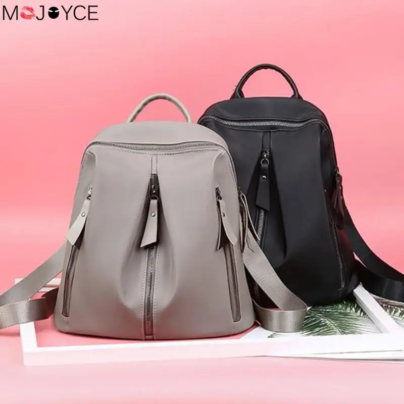Mochilas de nailon simples para mujeres, mochilas escolares de viaje para adolescentes, bolsos de hombro, mochila Casual, elegante, de gran capacidad, mochila Mochilas de nailon simples para mujeres, mochilas escolares de viaje para adolescentes, bolsos de hombro, mochila Casual, elegante, de gran capacidad, mochila
