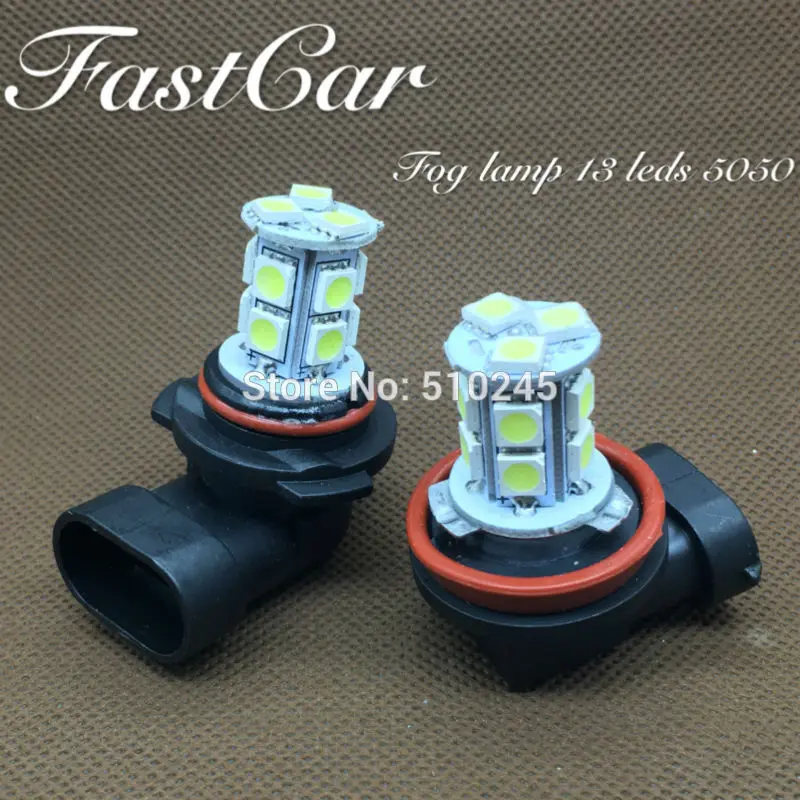 50x car styling Car led fog font b lamp b font h4 H7 H8 H9 H11