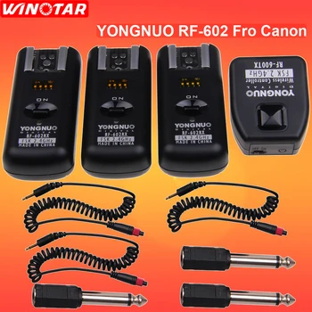 

Yongnuo RF602 RF-602 2.4GHz Wireless Remote Flash Trigger with 3 Receivers for Canon DSLR Camera