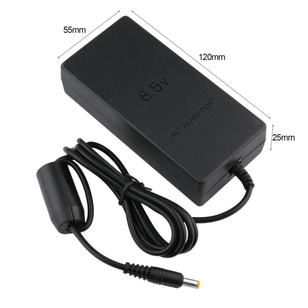 Портативный адаптер переменного тока для путешествий, зарядное устройство, шнур питания с аудио-видео av-кабелем для sony PS2, аксессуары для видеоигр