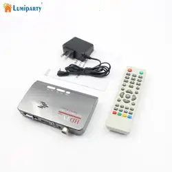 LumiParty DVB-T/T2 ТВ коробка reveiver цифрового наземного HDMI 1080 P DVB-T DVB-T2 VGA CVBS ТВ тюнер приемник с пультом дистанционного управления Управление