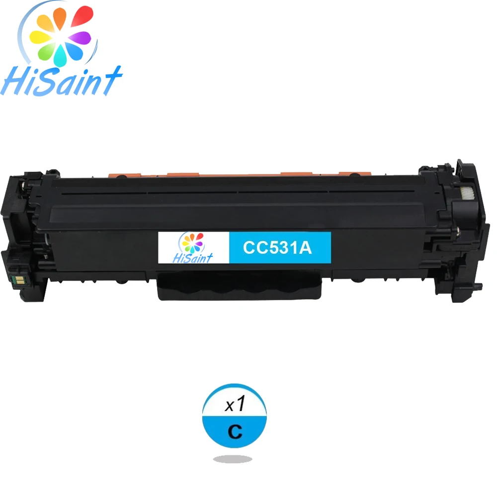 Promotion Hot Sale font b Toner b font Cartridge Cheap for HPCC531A 304A 531 Cyan 1
