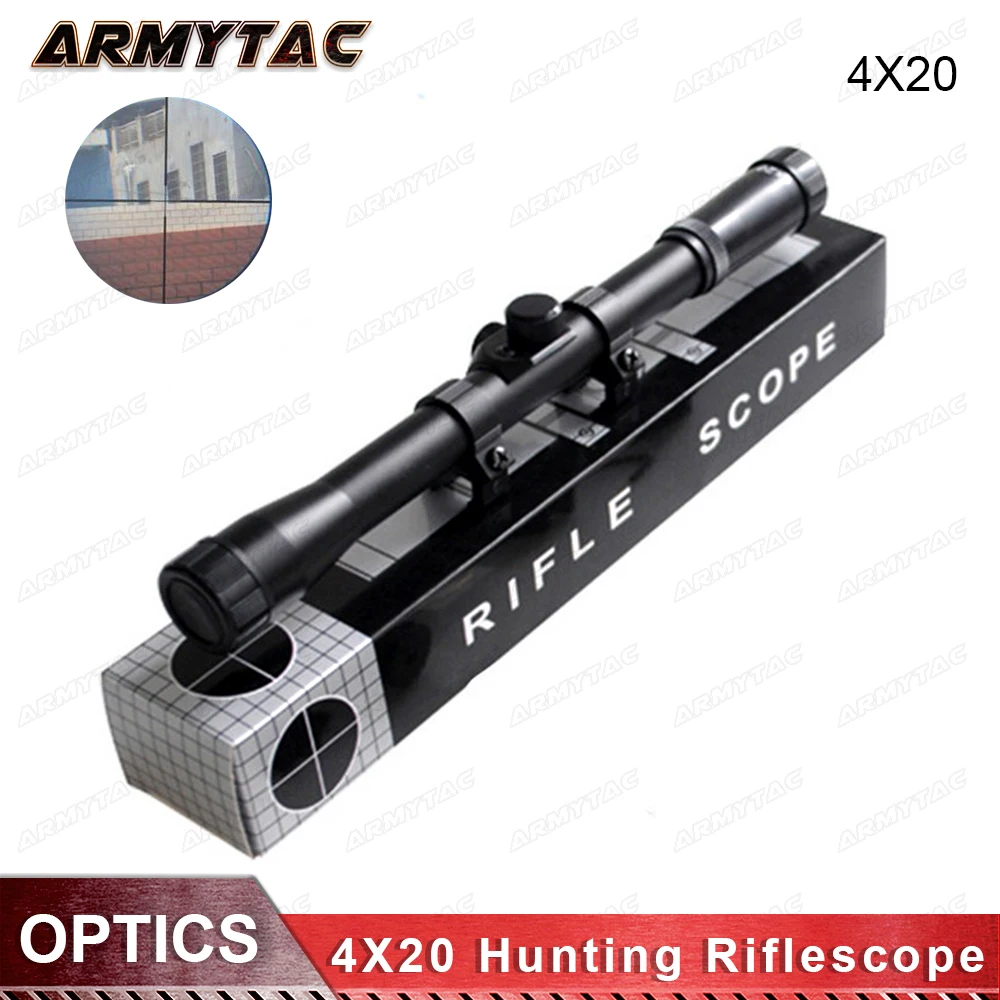 4x20 Охота Riflescopes прицел тактический оптика страйкбол пневматические пистолеты