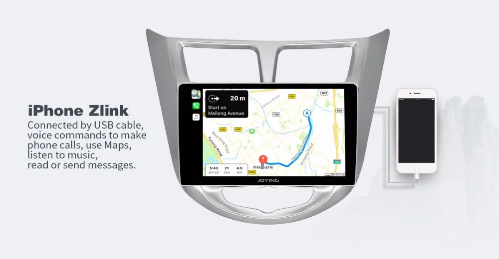 Top JOYING 10.1" 2 din Car radio for Hyundai Rena 2010-2015 octa 8core Android 8.1 car BT player gps navigation with 4G RAM 32G ROM 16