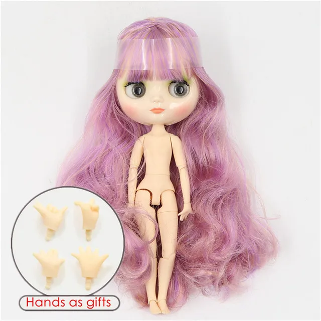 Фабрика blyth middie кукла 1/8 bjd 20 см блестящее лицо шарнирное тело милая игрушка подарок для девочки - Цвет: shiny face X