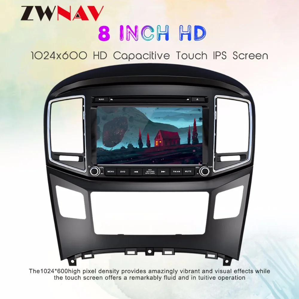 Sale 8 Core Android 8.0 RAM 4GB ROM 32GB Car DVD Player GPS Navigation For HYUNDAI H1 2016 2017 2018 Car Radio Head Unit 2