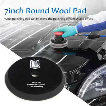 

7 inch Car Polishing Disc Round Wool Pad for Auto Paint Care Car Polisher Self-adhesive Polishing Waxing Plate Auto Paint Care