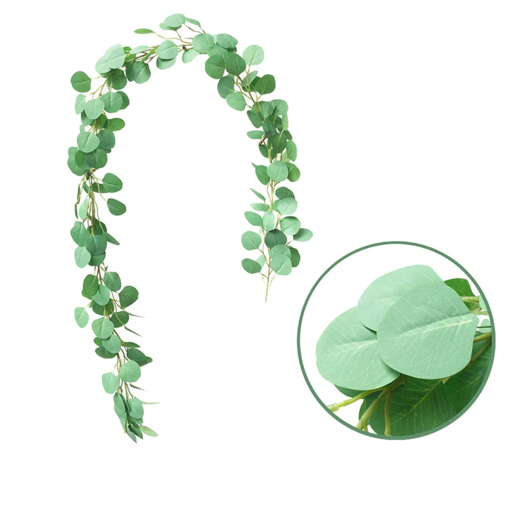 

2m Artificial Eucalyptus Garland Faux Leaf Vine Greenery Wedding Party Decor