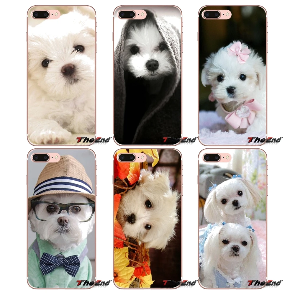 Силиконовый чехол для Huawei Honor 4C 5X 5C 6X Mate 7 8 9 Y3 Y5 Y6 II 2 Pro G7 G8 P7 P8 P9 Lite 2017 I Love My Maltese dog