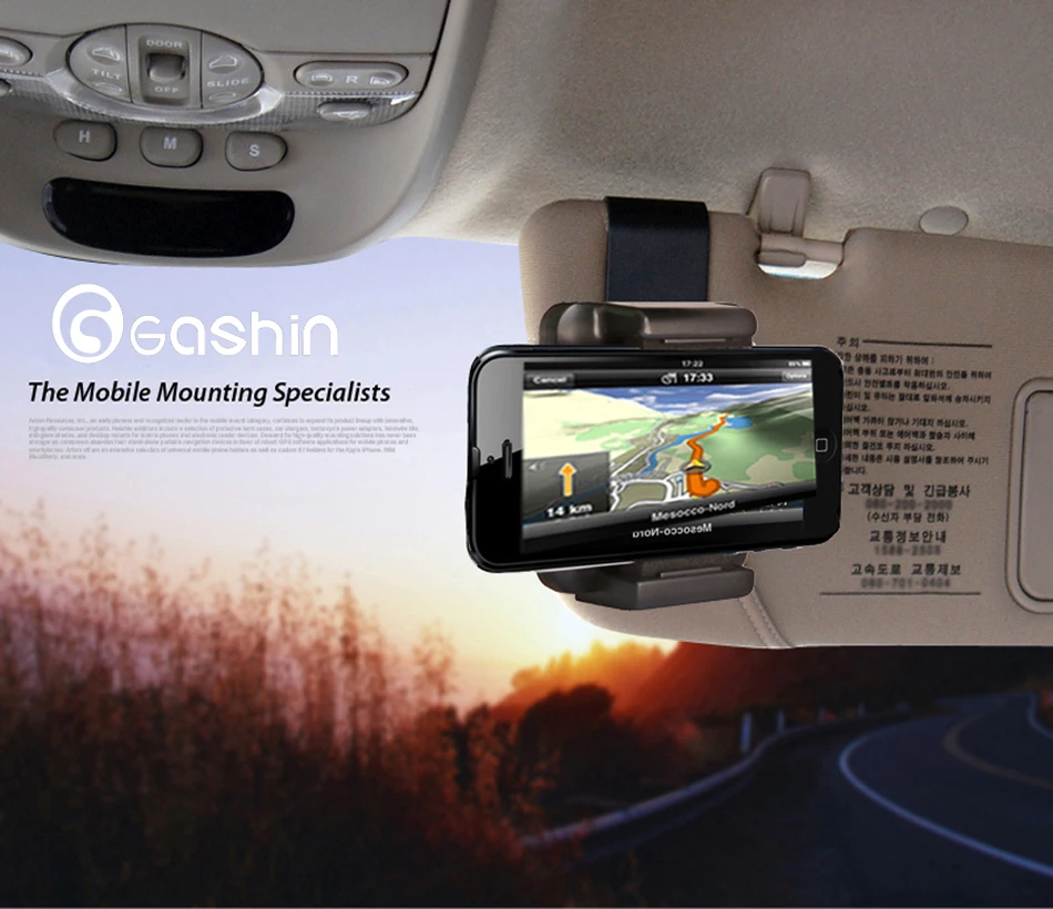 Gashin Hot sale General 360 Rotation form Car Mount visor